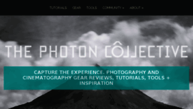 What Photoncollective.com website looked like in 2017 (6 years ago)