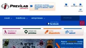 What Previlab.com.br website looked like in 2017 (6 years ago)