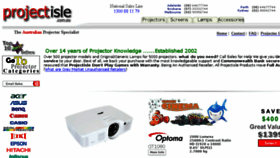 What Projectisle.com.au website looked like in 2017 (6 years ago)