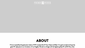 What Primepizza.la website looked like in 2017 (6 years ago)