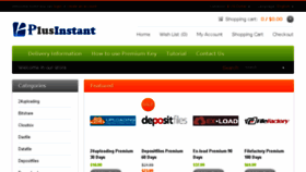 What Plusinstant.com website looked like in 2017 (6 years ago)