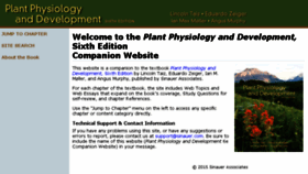 What Plantphys.net website looked like in 2017 (6 years ago)