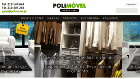 What Polimovel.pt website looked like in 2017 (6 years ago)