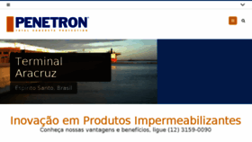 What Penetron.com.br website looked like in 2017 (6 years ago)