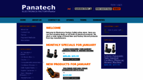 What Panatech.net.au website looked like in 2017 (6 years ago)
