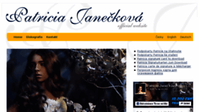 What Patricia-janeckova.com website looked like in 2017 (6 years ago)