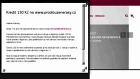 What Prodlouzenerasy.cz website looked like in 2017 (6 years ago)