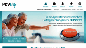 What Pkvhilfe24.de website looked like in 2017 (6 years ago)