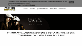 What Profilostore.it website looked like in 2017 (6 years ago)