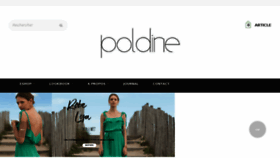 What Poldine-paris.fr website looked like in 2017 (6 years ago)
