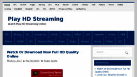 What Playhdstreaming.com website looked like in 2017 (6 years ago)