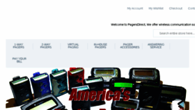 What Pagersdirect.net website looked like in 2017 (6 years ago)