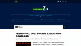 What Portablezip.com website looked like in 2017 (6 years ago)