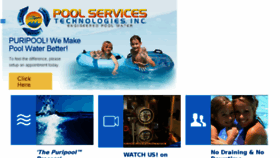 What Poolservicestech.com website looked like in 2017 (6 years ago)