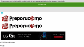 What Preporucamo.com website looked like in 2017 (6 years ago)