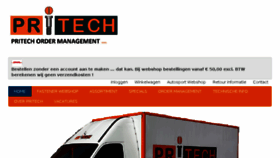 What Pritech.nl website looked like in 2017 (6 years ago)