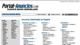 What Portal-anuncios.com website looked like in 2017 (6 years ago)