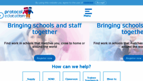 What Protocol-education.com website looked like in 2017 (6 years ago)