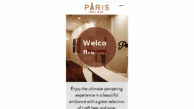 What Parisnailbar.com website looked like in 2017 (6 years ago)