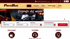 What Perubus.com.pe website looked like in 2017 (6 years ago)
