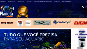What Planetaaquarios.com.br website looked like in 2017 (6 years ago)