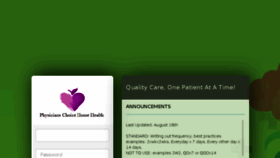 What Physicianschoice.devero.com website looked like in 2017 (6 years ago)