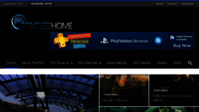 What Ps2home.co.uk website looked like in 2017 (6 years ago)