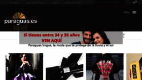 What Paraguas.es website looked like in 2017 (6 years ago)