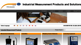 What Pce-instruments.cl website looked like in 2017 (8 years ago)