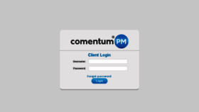 What Pm.comentum.com website looked like in 2017 (6 years ago)