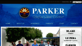 What Parkerusd.org website looked like in 2017 (6 years ago)