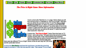 What Priceisrightinfo.com website looked like in 2017 (6 years ago)