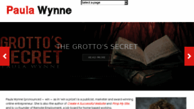 What Paulawynne.com website looked like in 2017 (6 years ago)