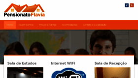 What Pensionatoflavia.com.br website looked like in 2017 (6 years ago)