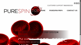 What Purespinprp.com website looked like in 2017 (6 years ago)