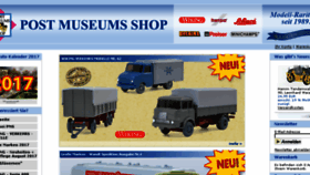 What Post-museums-shop.de website looked like in 2017 (6 years ago)