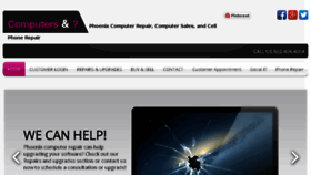 What Phoenixcomputerrepairshop.com website looked like in 2017 (6 years ago)