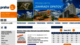 What Praha11.cz website looked like in 2017 (6 years ago)
