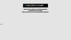 What Powerchamp.com website looked like in 2017 (6 years ago)