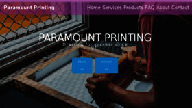 What Paramountscreenprinting.com website looked like in 2017 (6 years ago)