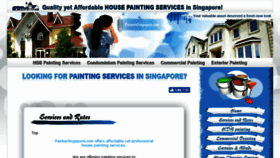 What Paintersingapore.com website looked like in 2017 (6 years ago)
