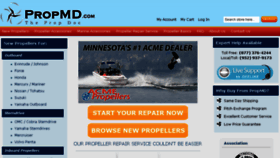 What Propmd.com website looked like in 2017 (6 years ago)