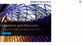 What Prime-research.com website looked like in 2017 (6 years ago)
