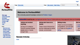 What Portlandwiki.org website looked like in 2017 (6 years ago)
