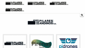 What Pilaresandinos.com website looked like in 2017 (6 years ago)