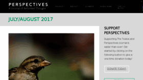 What Perspectivesjournal.org website looked like in 2017 (6 years ago)