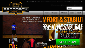 What Passbacksports.com website looked like in 2017 (6 years ago)