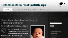 What Peterroskothen.de website looked like in 2017 (6 years ago)