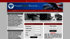 What Peoplepublicrecords.org website looked like in 2017 (6 years ago)