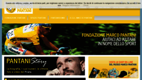 What Pantani.it website looked like in 2017 (6 years ago)